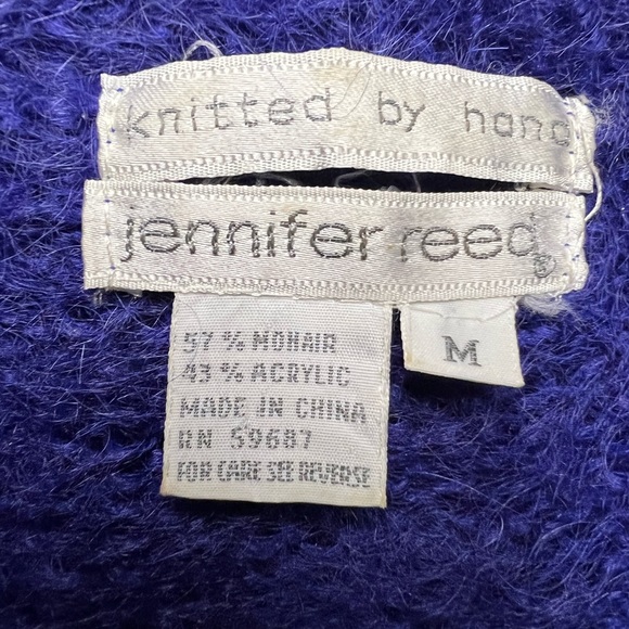 Jennifer Reed Knitted by Hand Cardigan Sweater - Picture 2 of 9